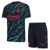 Maillot de Supporter Manchester City Troisième 2023-24 Pour Enfant